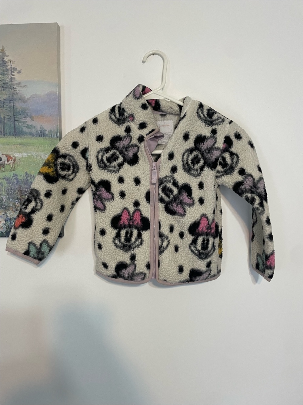 Disney Minnie Mouse multicoloured fleece jacket